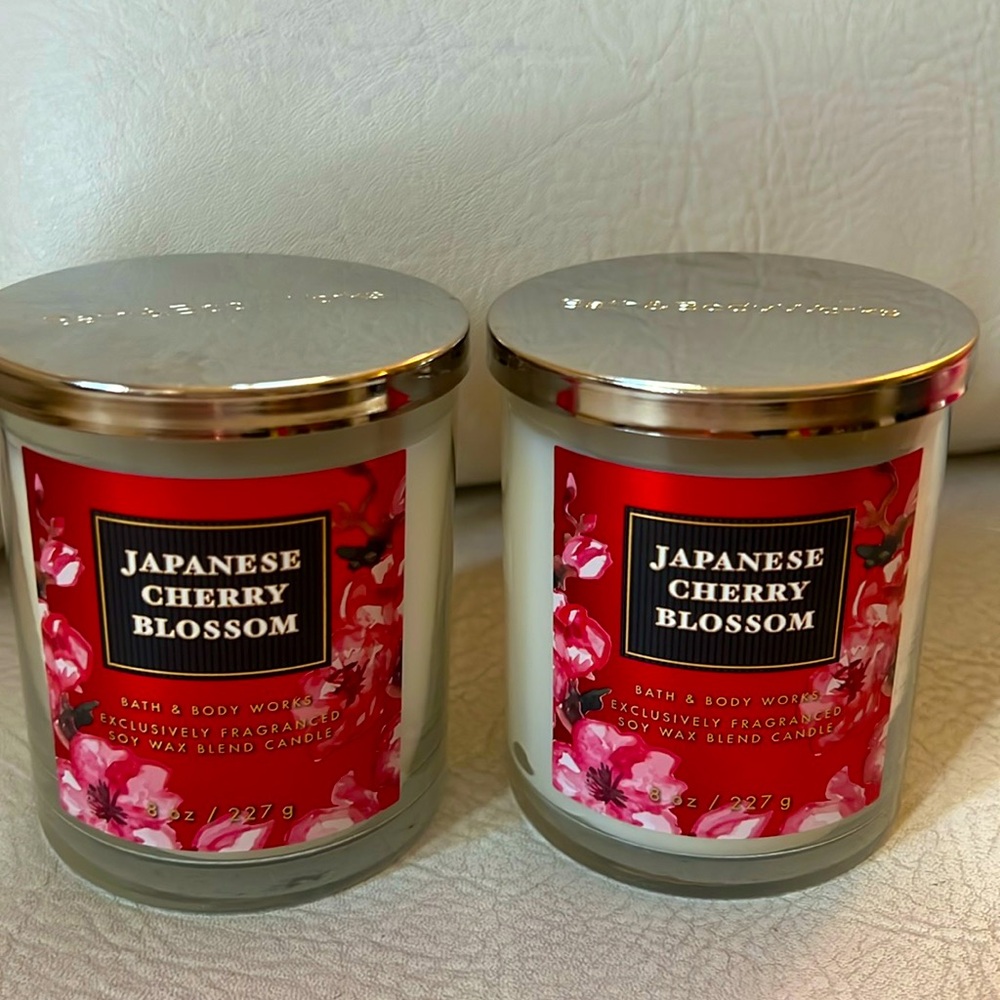 Japanese Cherry Blossom Candles!